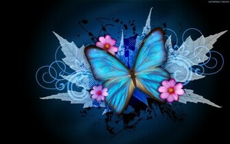 Abstract Butterfly Wallpaper