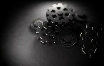 Wallpaper Gears Wheels Black Sabbath Rendering