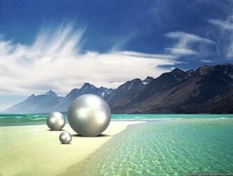 Desktop Wallpaper 3d Background Beach Desktopdress