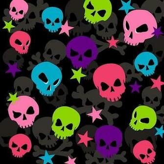 Wallpaper Bright Skulls Jpg