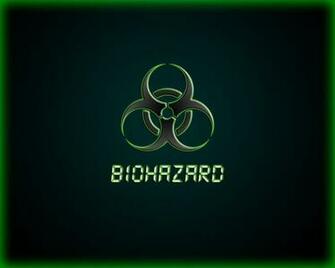 Biohazard Green Wallpaper By Winterwerewolf