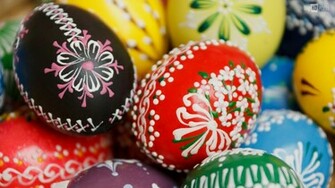 Colorful Easter Eggs Desktop Wallpaper HD Click On Image To Enlarge