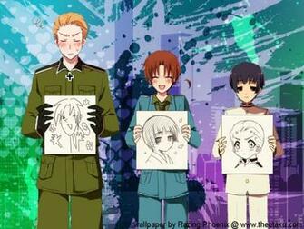 Uso Lala Axis Powers Hetalia Germany North Italy Japan Drawing