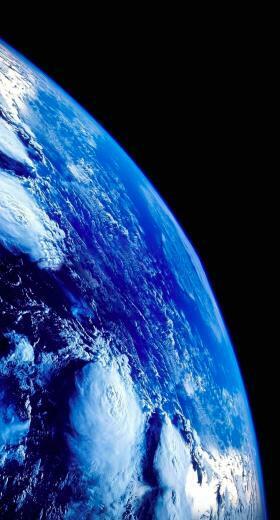 Earth Black Blue Cool Wallpaper Sc iPhone7plus