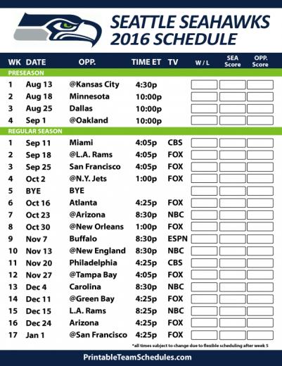 Nfl Season Calendar New Template Site