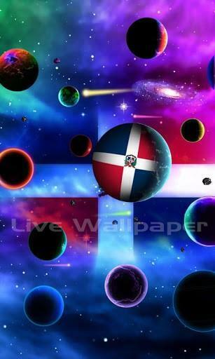 Dominican Flag Planets Screenshot