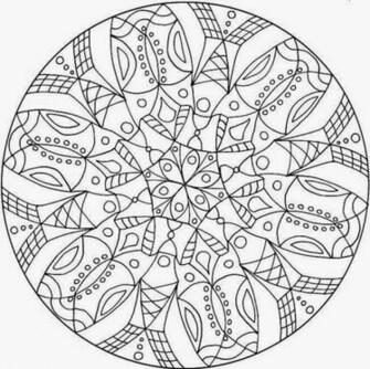 Colorfull Advance Mandala Coloring S Print Out Picture