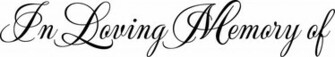 In Loving Memory Graphics For
