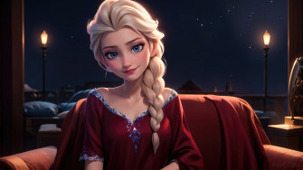 Elsa Frozen HD Desktop Wallpaper