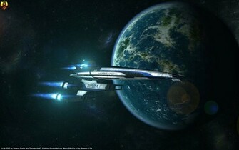 Mass Effect Normandy Wallpaper By Euderion