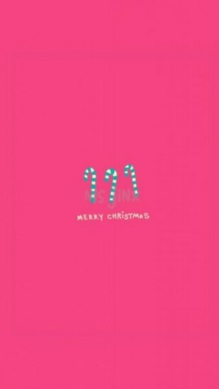 Pink Christmas Background