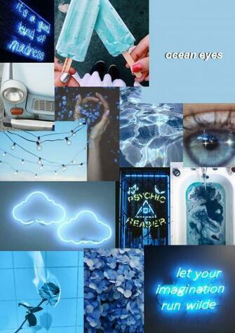 Genevieve Kerley On Wallpaper Blue Aesthetic Color