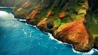 Wallpaper Blue Water Sea Green Valley Mountain