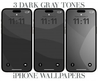 Dark Grey iPhone Wallpaper