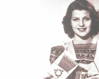 Rita Hayworth Ubuntu Wallpaper