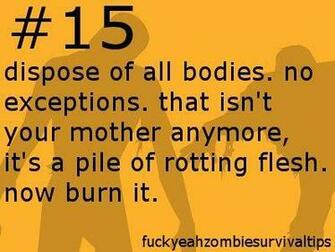 Tips Survive A Zombie Apocalypse Photo