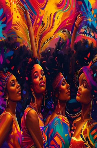 Beautiful Black Women Wallpaper