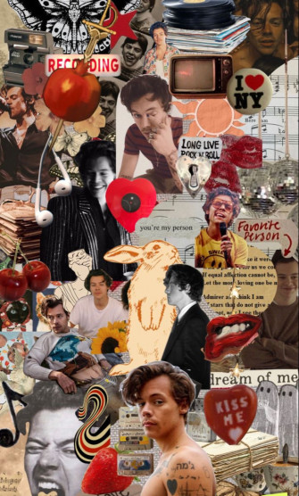 Harry Styles Collage Wallpaper