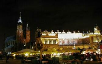 Krakow Christmasmarket Wallpaper
