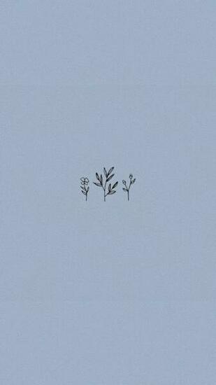 Wallpaper Phone iPhone Android Simple Aesthetic Pretty Blue