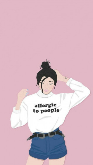 Aesthetic Girl Wallpaper