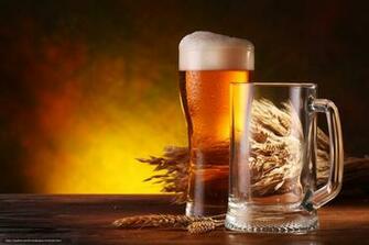 Wallpaper Beer Mugs Foam Desktop In The