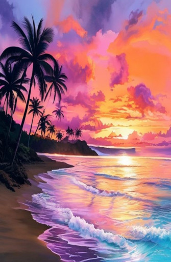 Hawaii Sunset Wallpaper