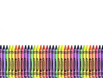 Best Crayon Background Wallpaper