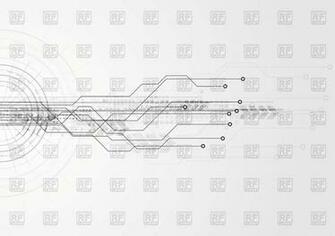 Grey Hi Tech Circuit Board Background Royalty Vector