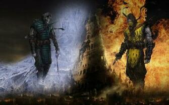 Scorpion And Sub Zero Wandering The Lost World By Michello1976 On