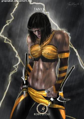 Mortal Kombat X Tanya Kobu Jutsu Variation By Grapiqkad