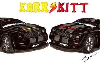 Kitt Vs Karr By Lowrider Girl