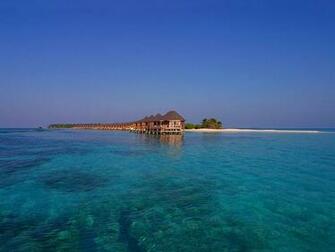 Kuredu Maldives Wallpaper Stock Photos
