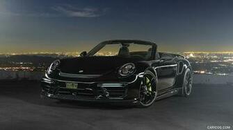 Techart Porsche Turbo S Cabriolet Front HD Wallpaper