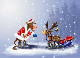 Funny Christmas Wallpaper Top