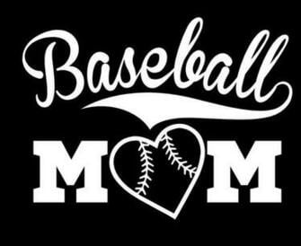 Baseball Mom Vinyl Decal Sticker
