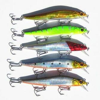 Bass Fishing Lure Wallpaper Lot Of 5pcs Lures