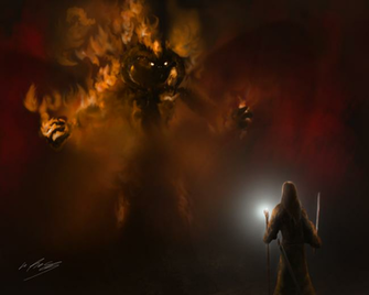 Gandalf Vs Balrog By Gackt En Ciel