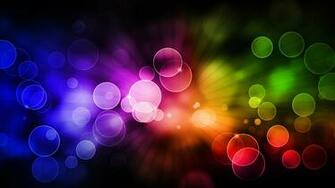 Rainbow Bubbles Wallpaper