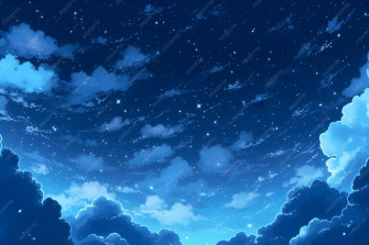 Blue Aesthetic Anime Background At Amparo Roberts Wallpaper