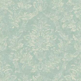 Distressed Damask Wallpaper Border Inc
