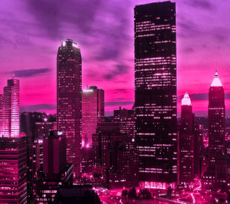Pink City Wallpaper By