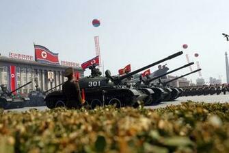 North Korea Parade Military Army Tank Wallpaper