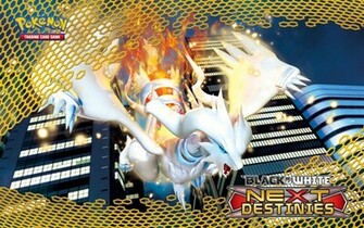 Pok Mon Tcg Black White Next Destinies Reshiram Wallpaper