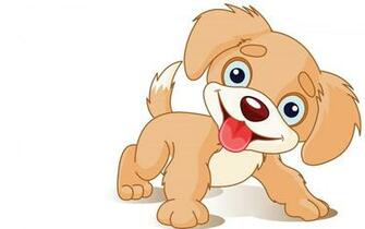 Dog Happy Cartoon Wallpaper