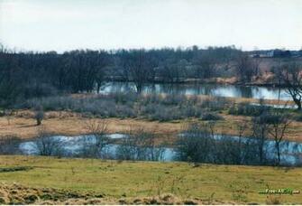 An Over Of The Grand River In Rapids Michigan