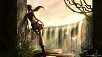 Lara Croft Artwork HD Wallpaper IHD