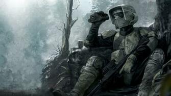 Star Wars Scout Trooper Wallpaper Clone