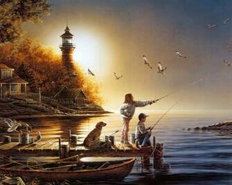 Terry Redlin Oil Paintings No Desktop Wallpaper Wallcoo