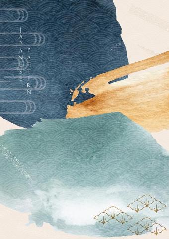 Abstract Art Background With Watercolor Texture On